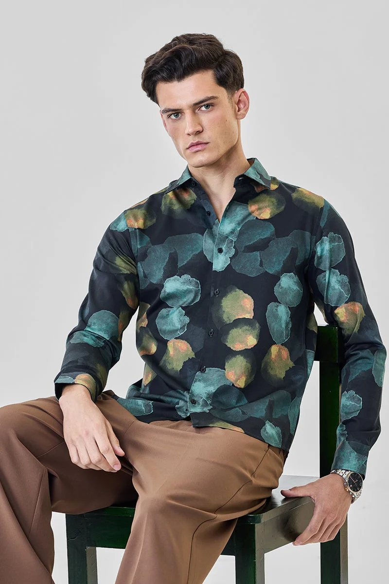 SNITCH 100% Cotton Luxe Slim Fit Shirt